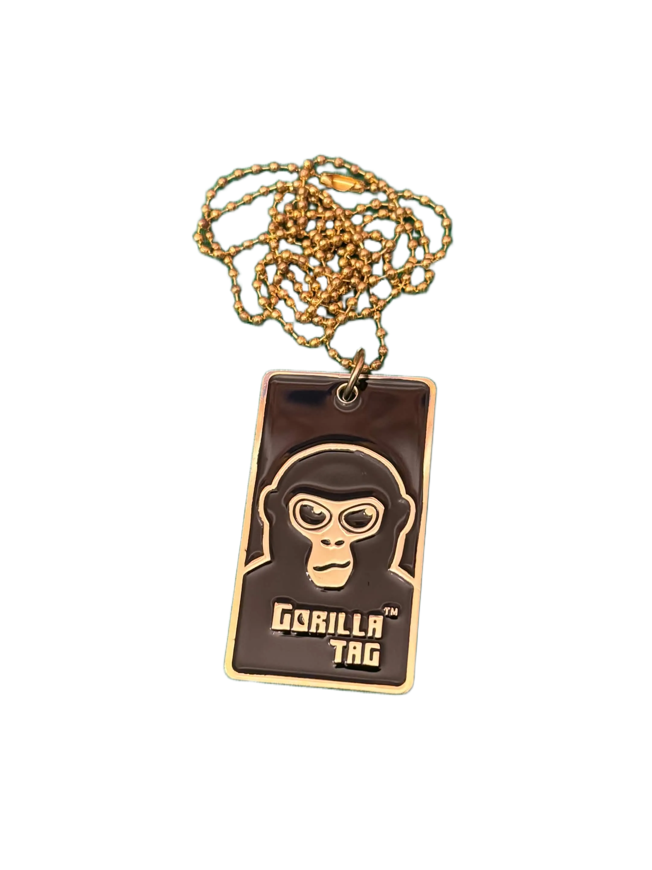Gorilla Tag Gold Necklace